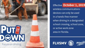 Florida Cracks Down - New Texting and Driving Law Begins October 1st