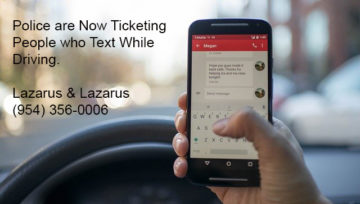 No More Warnings - Tickets for Texting are Here Now - Lazarus Law Firm
